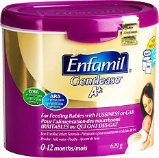 Enfamil A+ Gentlease Tub 629g New formula tub and refill; convenient, reusable, less messy